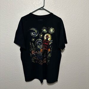 Starry Night Freddy Krueger x Jason Graphic Tee